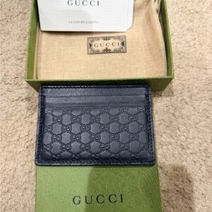 Gucci Black Card Holder